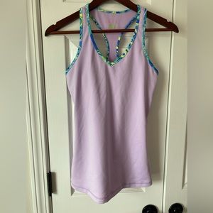 Lilly Pulitzer Luxletic tank with built-in bra